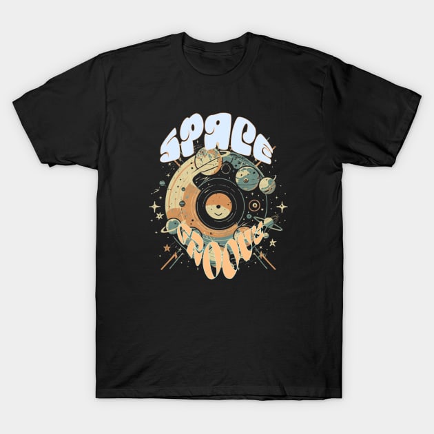 Space Groove Pop Rock T-Shirt T-Shirt by FunniS.tee